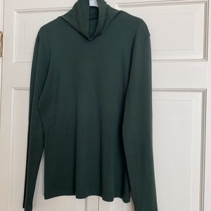 Lilla P Cotton Turtleneck Top - XL